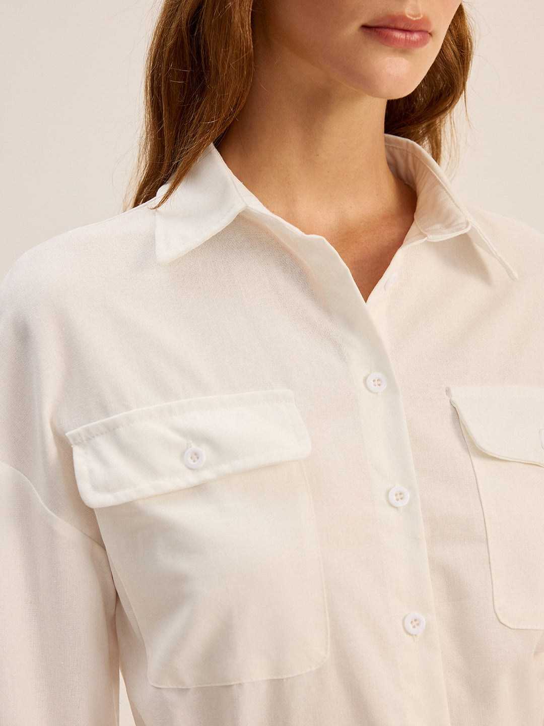 Combinaison Style Chemise Sans Ceinture