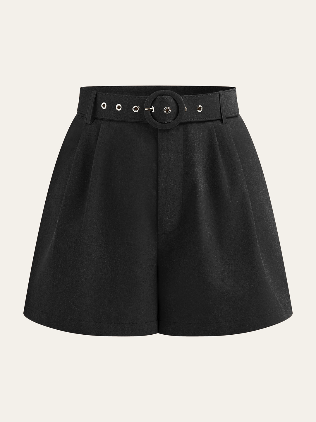 Shorts mi-taille avec ceinture