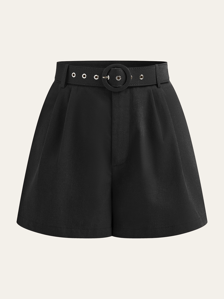 Shorts mi-taille avec ceinture