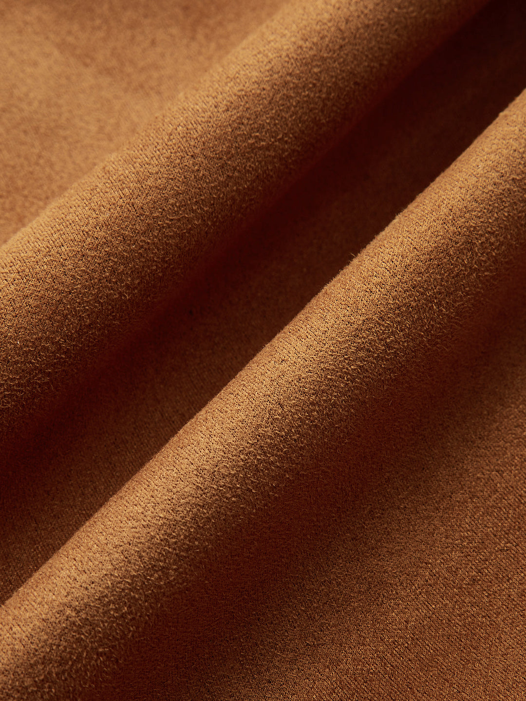 Jupe Mi-longue Asymétrique en Daim et Similicuir