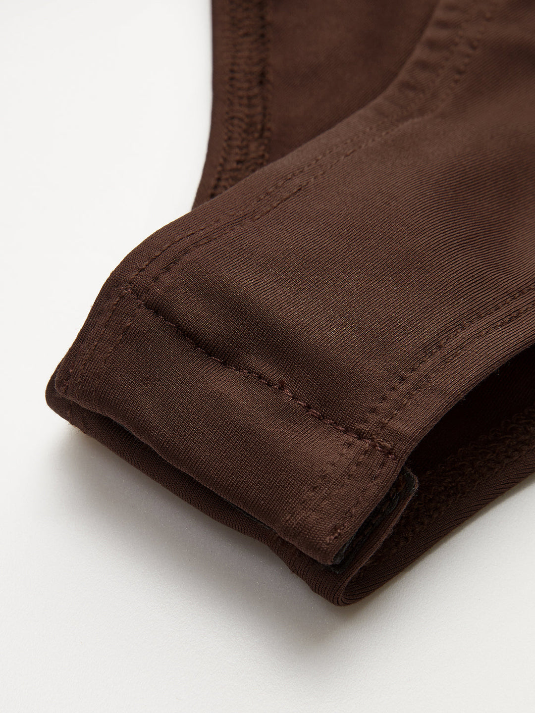 Body à Manches Longues avec Col en Satin