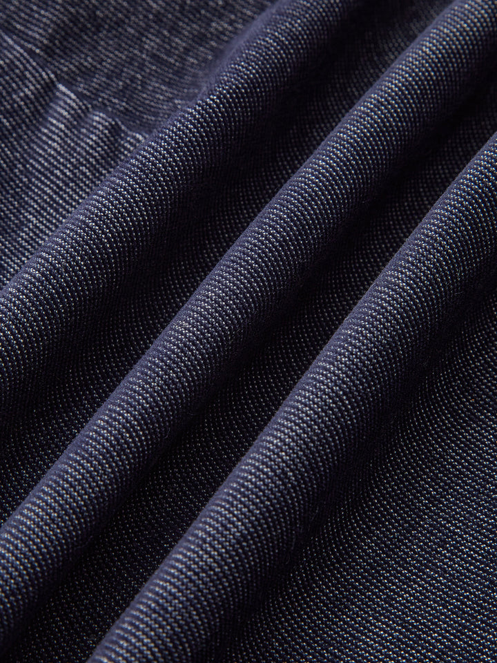 Mini-jupe boutonnée en jean