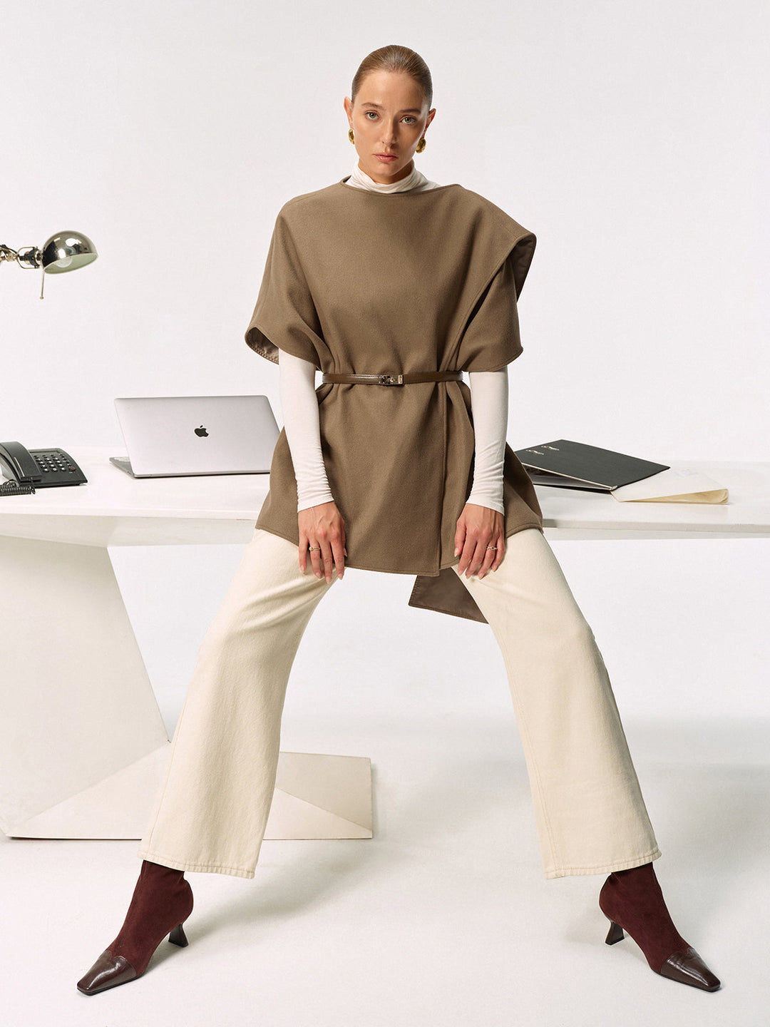 Cape Longue Ceinturée