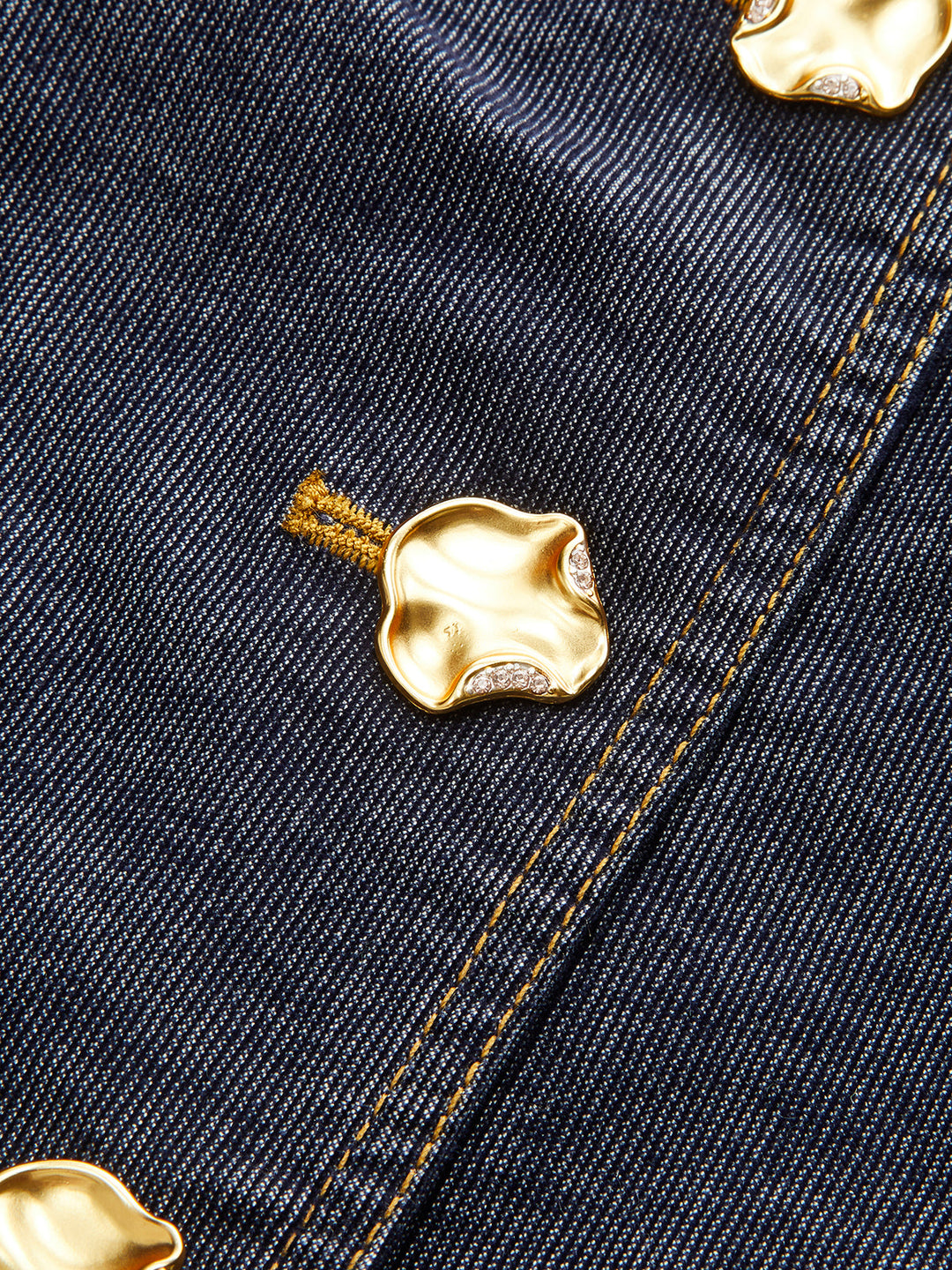 Veste Ajustée à Boutons en Métal